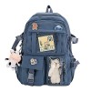 ConBeauty Sac à Dos Kawai avec épingle et Accessoires en Peluche Kawaii, Sac à Dos Kawaii, Sac à Dos Durable, Sac à Dos esthé