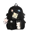 ConBeauty Sac à Dos Kawai avec épingle et Accessoires en Peluche Kawaii, Sac à Dos Kawaii, Sac à Dos Durable, Sac à Dos esthé