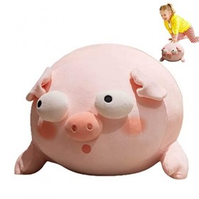 Peluche Cochon, Cochon en Peluche Joufflu Jouet Oreiller Cochon en Peluche, Mignon Peluche Coussin Animal Jouets doreiller É