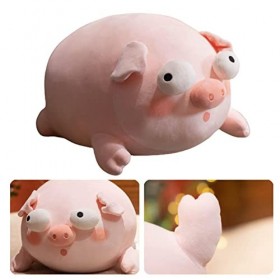 Peluche Cochon, Cochon en Peluche Joufflu Jouet Oreiller Cochon en Peluche, Mignon Peluche Coussin Animal Jouets doreiller É