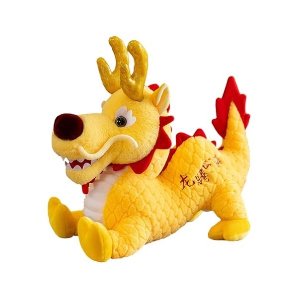 Dragon Year Mascotte Peluche Jouets Mignon 2024 Nouvel An Dragon Soft  Stuffed Animals Peluche Dragon Toy Pour Enfants