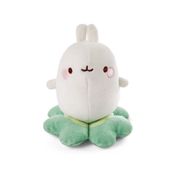NICI Peluche MOLANG Piu Piu sur Une Feuille de trèfle 10cm