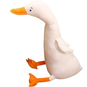 Animal en peluche de cygne blanc, poupée amusante en peluche, coussin doux doie mignon en peluche, cadeau pour enfants 65 c