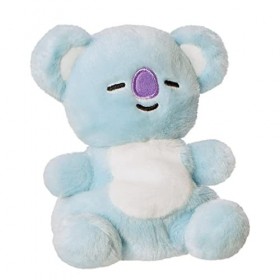 Aurora World- Aurora, 61507, BT21 KOYA Palm Pal, 13cm, Peluche écologique, Bleu, Blue