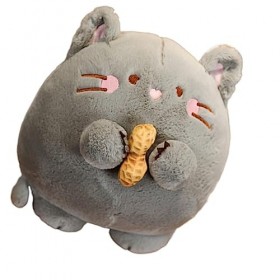 Toyvian Peluches 1 PC Poupée pour Boutique Cadeau Maison Jouet Cm Peluche Décoration Adorable Gris Festival Cacahuète Peluche