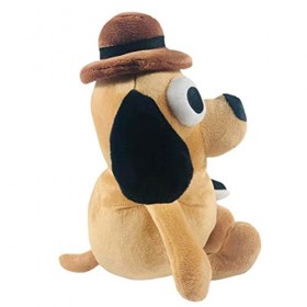 VGEBY Poupée de Chien de café de 25CM, Jouet de Chiot en Peluche Marron, Poupée danimal en Peluche Douce pour Les Amis des E