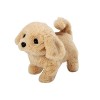 Peluche Chien de Jouets Électriques pour Enfants,Peluche Interactive Chien Marcher et Aboyer,Secouer Queue Peluches et Animau