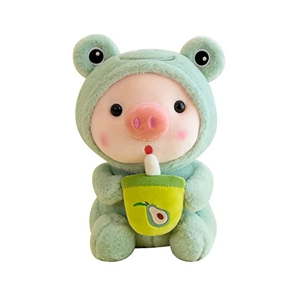 Katutude Créatif Peluche de Cochon,Cosplay Jouets Mignon Petit Cochon Peluche Animal en Peluche Jouet Doux Plushie Mignon Déc