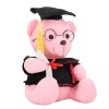 Vcedas Poupée en Peluche Petit Ours avec Bonnet de Robe, Jouet en Peluche, Animal en Peluche, pour Cadeaux de Remise de Diplô