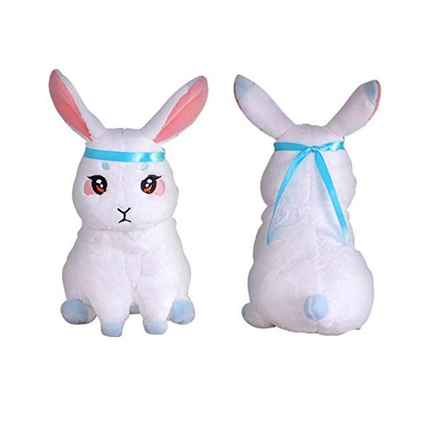 JAWSEU Mo Dao Zu Shi Lapin Poupées en Peluche, Grand maître de la Culture démoniaque Wangji Wuxian Lapin Broderie en Peluche 