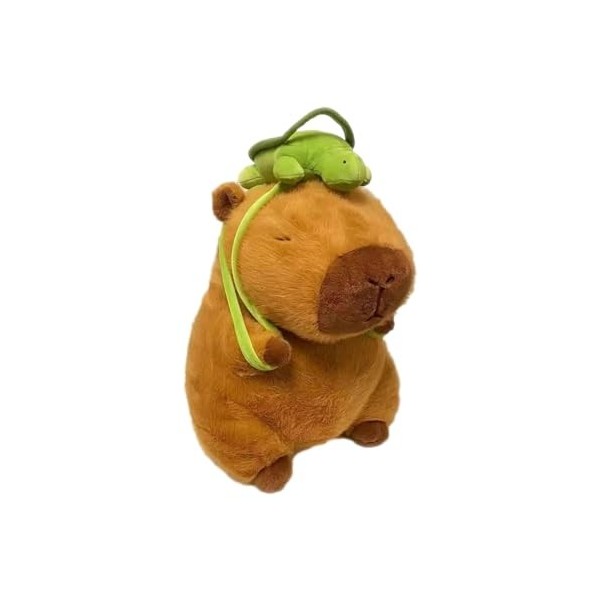 Jouet en Peluche Capybara, Jouet en Peluche Doux de 23 cm, Animal Mignon, Cochon dInde, Remplissage de Bas, Oreiller en Pelu