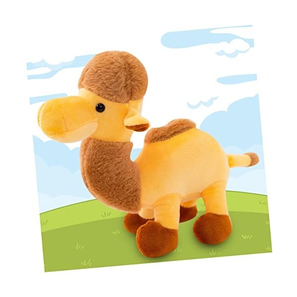 Toyvian en Peluche Jouet Chameau en Peluche en Peluche Chameau Poupée en Peluche Scrump Jouets en Peluche pour Enfants Animau