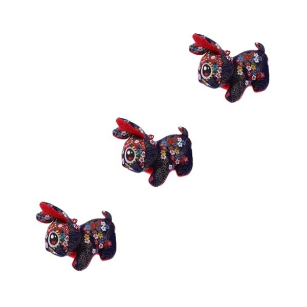 PRETYZOOM Pendentif Lapin Année De La Poupée Lapin Jouets en Peluche De Lapin Poupée De Lapin en Peluche en Peluche Poupée La