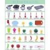 JOFLVA Accessoire Cuisine Enfant, 69 PCS Kit Cuisine Enfant, Ustensile Cuisine Enfant, Jouets De Cuisine, Enfant Légumes Frui