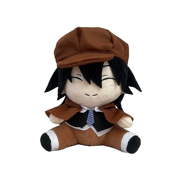 Bungo Stray Dogs Peluche - Nakahara Chuuya/Ranpo Edogawa Peluche Figurine Coussin Rembourré Anime Cadeaux Doux pour les fans 