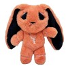 Jouet en peluche lapin gothique effrayant, jouets en peluche lapin fou, poupée en peluche lapin effrayant dHalloween, oreill