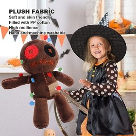 Fockety Jouet Peluche de poupée dhalloween, poupée brodée Douce, Jouet dhalloween, Cadeau de Peluche pour Halloween, Jouet 