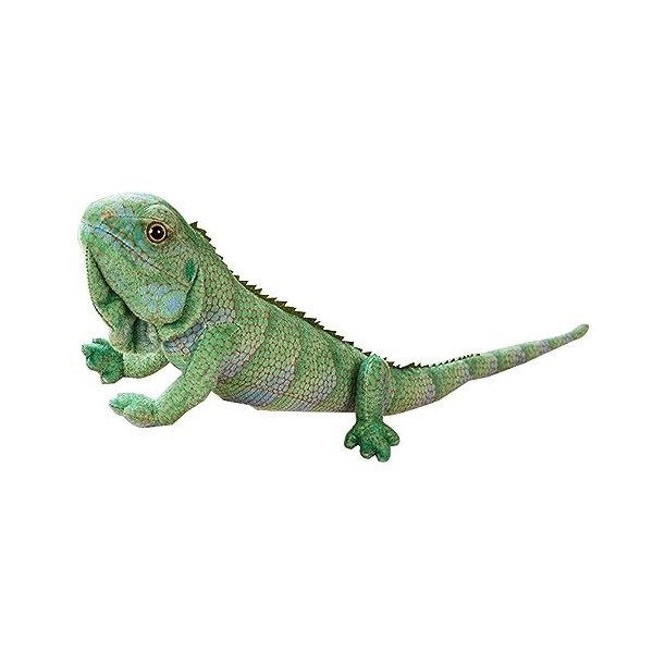 SINASI Peluche Lézard Figurines réalistes, Poupée Figurines danimaux de Reptile, Adorable Animal en Peluche Iguane, Figurine