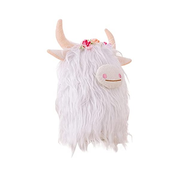 VICASKY Poupée en Peluche Vache Poupée en Peluche Vache Jouet Highland Veau en Peluche Highland Bovins Peluche en Peluche Hig