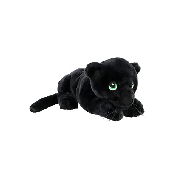 Keel Toys KEELECO - Peluche 100% recyclée - Jouet écologique pour Enfant - Peluche Panthère Noire 25cm - SE2231