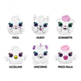Rocco Giocattoli - Airbrush Plush Surprise - 6 Personnages à Collectionner