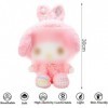 Tomicy Jouets en Peluche,30cm Rose,Doll en Peluche Poupée en Peluche de Dessin Animé pour Enfants Poupée Doux Cadeaux danniv