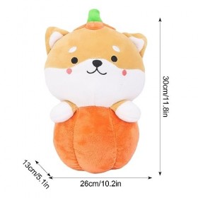 IUPPA Chien Shiba Inu Citrouille dhalloween, Poupée Chien Shiba Inu Citrouille en Peluche pour Enfantts, Cadeaux Jouets en P