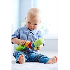 HABA- Hochet Croco, 304759, Vert