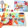 KOKOBOX Cuisine en Bois Enfant Jouet en Bois Dinette Enfant 2 3 4 Ans Cuisine Enfant Dinette Bois Ustensile Cuisine Enfant Ki