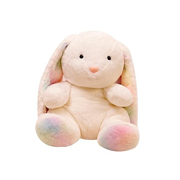 Rabbit Plush Toys with, PP Stuffed Huggable Soft Toys Cushion Gifts Rabbit Doll for Birthday Holiday Girls Mom