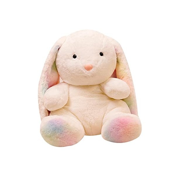 Rabbit Plush Toys with, PP Stuffed Huggable Soft Toys Cushion Gifts Rabbit Doll for Birthday Holiday Girls Mom