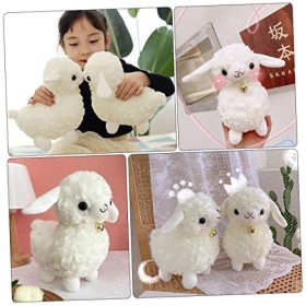 VICASKY Peluche Alpaga Animal en Peluche Jouet pour Bébé Animaux en Peluche Agneau Animal en Peluche Trucs Animal Themberchau