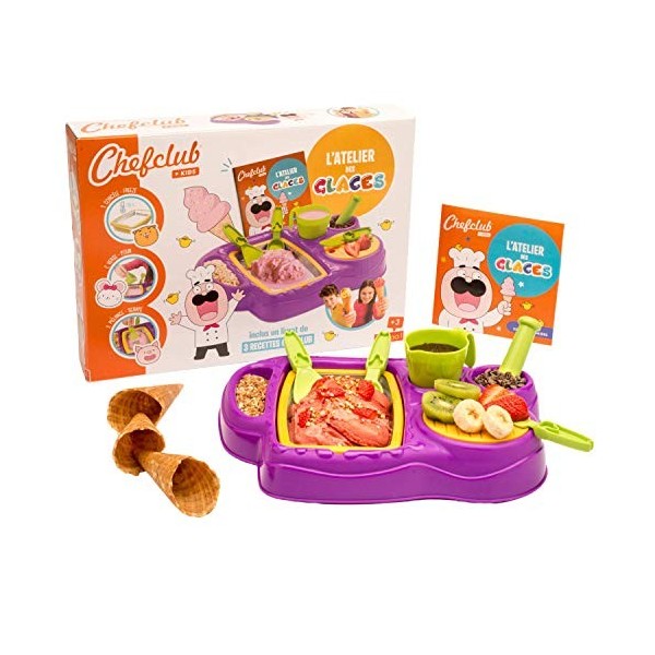 UPYAA - CHEFCLUB KIDS - Loisirs créatifs - Kit de Cuisine pour Les Enfants - LAtelier Mes Créations de Crèmes Glacées - À pa