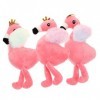 VICASKY 3 Pièces Flamingo Pendentif Flamingo Jouets Porte-Clés Animal Pendentif Animal Porte-Clés Animaux En Peluche Pour Les