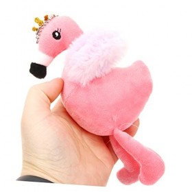 VICASKY 3 Pièces Flamingo Pendentif Flamingo Jouets Porte-Clés Animal Pendentif Animal Porte-Clés Animaux En Peluche Pour Les