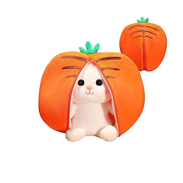 Jouet Lapin en Peluche - Poupée en Peluche Carotte Tournesol Toast Bunny | Jouet en Peluche Doux Portable en Peluche pour Cha