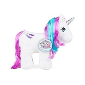 Peluche Glory 40e anniversaire, My Little Pony, Basic Fun, 35333, cadeaux rétro de poneys pour filles et garçons, peluchesde 
