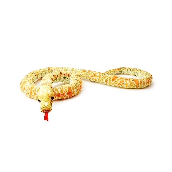 Zappi Co Jouet Serpent en Peluche Doux et Câlin pour Enfants - Faisant Partie de la Collection danimaux de la Savane : Réali