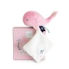 Doudou et Compagnie - Peluche Baleine Avec Doudou - 15 cm - Rose- DC3651