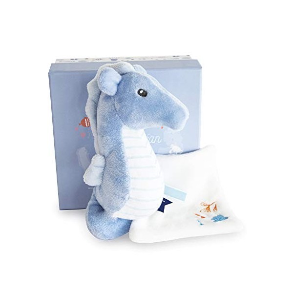 Doudou et Compagnie - Peluche Baleine Avec Doudou - 15 cm - Rose- DC3651