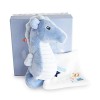 Doudou et Compagnie - Peluche Baleine Avec Doudou - 15 cm - Rose- DC3651