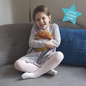 Hey Duggee 2142S Duggee Hug Squashy Soft Toy Swing Ticket, Brown