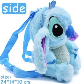 Sacs à dos pour tout petits Cartoon Sac en peluche Mini Cartoon Sac de voyage Sac à dos Mignon Bleu Lilo et Cartoon Kids Mini