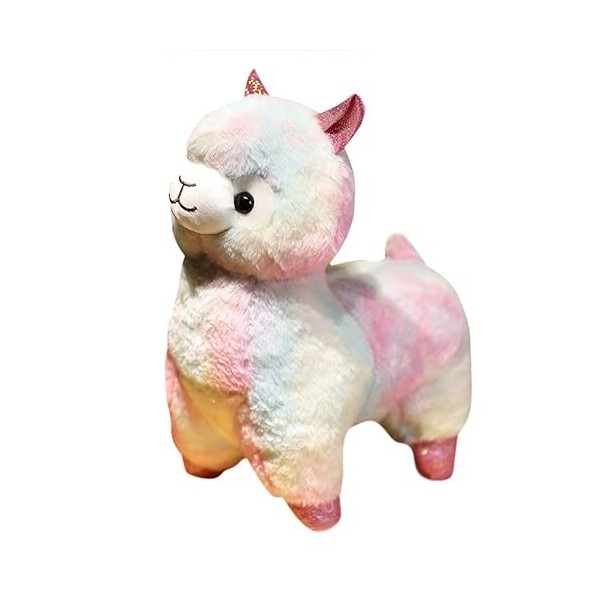 URFEDA Jouet Peluche Chat Lumineux, Kawaii Coussin Chat Enfant, LED Chat Oreiller Peluche, Peluche Douce Coussin, Jouets en P