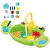 Ensemble de Jouets pour Évier de Cuisine pour Enfants, Wash Up Kitchen Sets avec Robinet, Jouets de Jeu de Rôle pour Enfants 