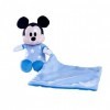 Simba Disney - Bonne Nuit, Mickey Mouse Doudou Glow in The Dark Peluche Mouse, Jouet pour bébé, et consolateur, Convient dès 