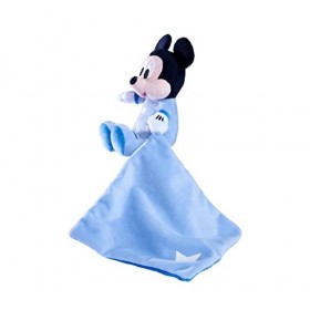 Simba Disney - Bonne Nuit, Mickey Mouse Doudou Glow in The Dark Peluche Mouse, Jouet pour bébé, et consolateur, Convient dès 