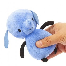 Giochi Preziosi Bing - Peluche 16 cm, Personnage Amma, Peluche Moelleuse et rembourrée à Porter avec Vous, détails brodés, Co