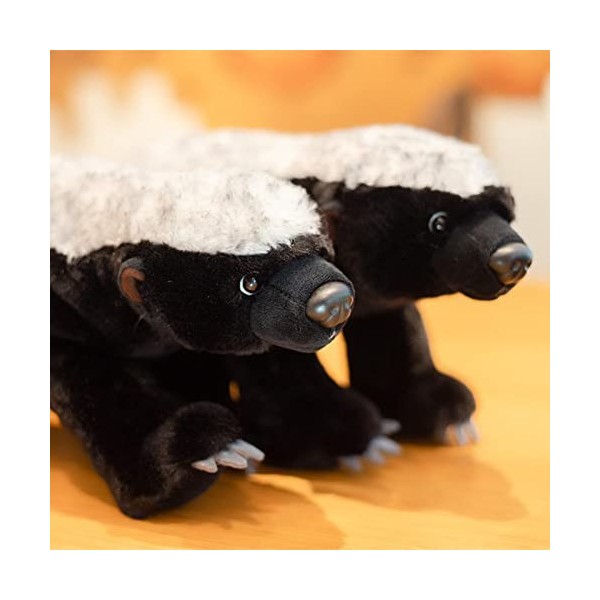 Jouets en peluche réalistes Ratel oreillers en peluche jouets de poupée animaux peluche confortable doux