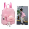 SHERCHPRY Peluches Sac en Peluche Préscolaire Sac Décole Maternelle Sac à Goûter Flamant Rose Enfant Rougir Tons De Terre